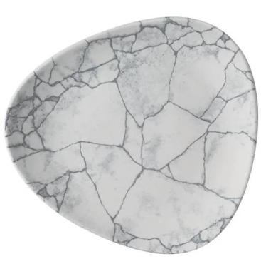 Churchill CX694 Studio Prints Kintsugi Pearl Grey Lotus Plates 228mm (12 Pack)