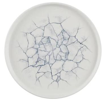 Churchill CX698 Studio Prints Kintsugi Pearl Walled Plates Grey 260mm (6 Pack)