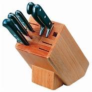 Vogue D738 Wooden Knife Block