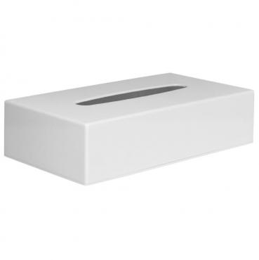 Bolero DA606 White Rectangular Tissue Holder