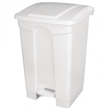 DC709 Jantex kitchen pedal bin white 45Ltr.