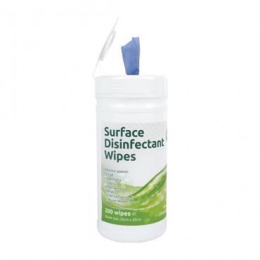 EcoTech DE326 Disinfectant Surface Wipes Tub (200 Pack)