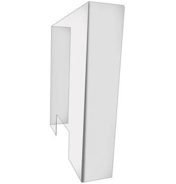 DE982 Bolero Sneeze Guard Acrylic With Payment Serving Hatch