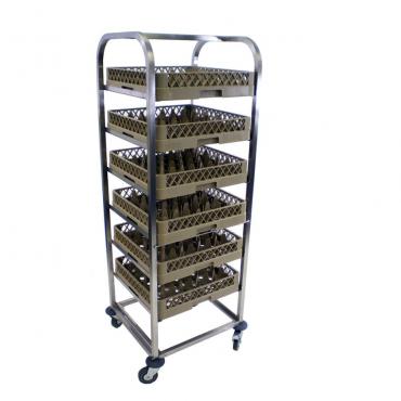 Craven DI1-ZBT Dishwasher Basket Trolley with Drip-Tray