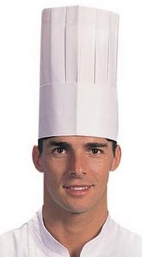 A250 White Disposable Toque Chefs Hats 