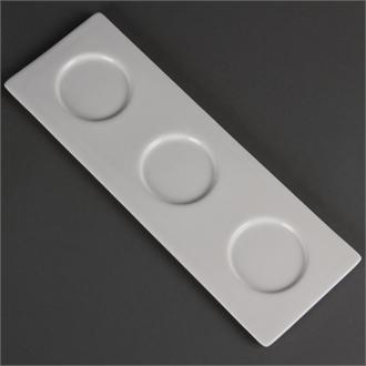 DK802 Olympia Miniature 3 Section Platters 340x 118mm