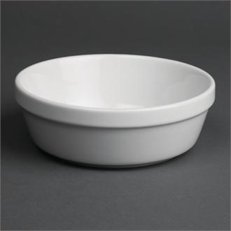 DK809 Olympia Whiteware Round Pie Bowls 137mm