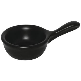 DK836 Olympia Mediterranean Pan Shape Miniature Bowls Black 35ml 1.2oz