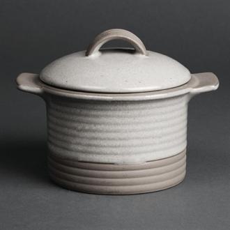 DL075 Churchill Art de Cuisine Igneous Cocottes and Lids 341ml