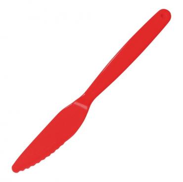 Olympia DL114 Polycarbonate Knife Red - Pack of 12