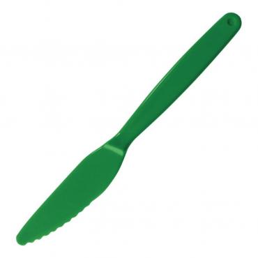 Olympia DL116 Polycarbonate Knife Green - Pack of 12