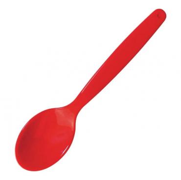 Olympia DL122 Polycarbonate Spoon Red - Pack of 12