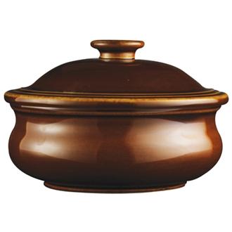 DL392 Churchill Rustics Simmer Stew Pots and Lids 140mm