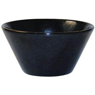 DL404 Churchill Bit on the Side Black Zest Snack Bowls 121mm