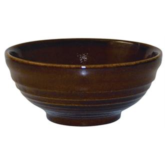 DL410 Churchill Bit on the Side Brown Ripple Snack Bowls 120mm