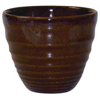 DL413 Churchill Bit on the Side Brown Ripple Chip Mugs 284ml