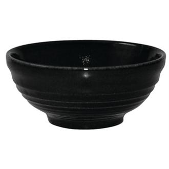 DL426 Churchill Bit on the Side Black Ripple Snack Bowls 120mm