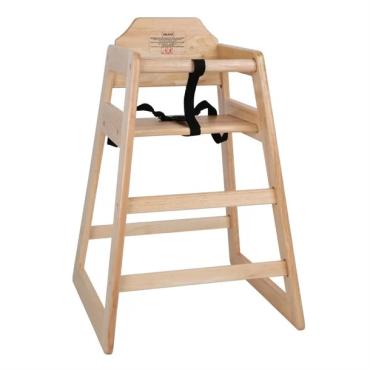 Bolero DL900 Wooden Highchair Natural Finish