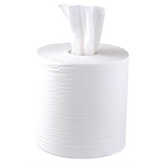 Jantex DL920 Centrefeed White Roll 2ply (Pack of 6)