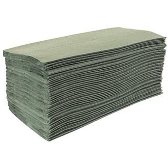 Jantex DL923 Z Fold Green Hand Towels (Pack of 15)