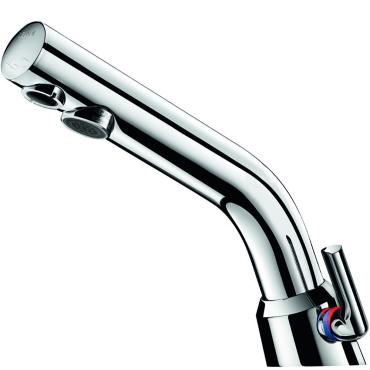 Delabie Binoptic Sensor Mixer Tap, Battery Operated - DLB-956MCH