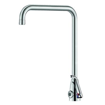 Delabie Tempomatic Mix Pro Tap with Temperature Control and Swivel Spout - DLB-990506