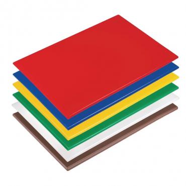 Hygiplas DM001 Thick Low Density Colour Coded Chopping Board