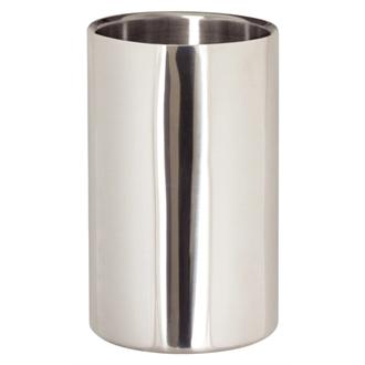Wine Bottle Cooler Brushed Polished Steel - DM118