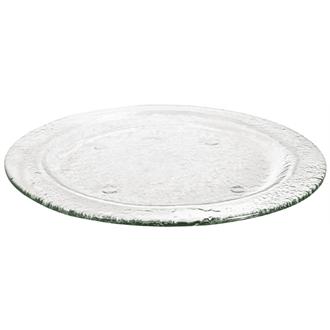DM365 Olympia Round Glass Plates Clear 270mm
