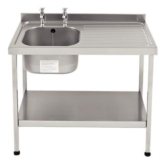 Franke DN600 Stainless Steel Sink Left Hand Bowl 1000x 600mm