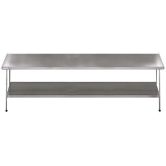 DN613 Stainless Steel Wall Table 900x 1800x 650mm