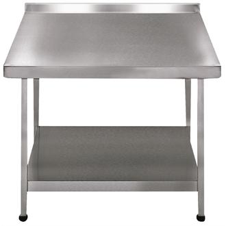 DN625 Stainless Steel Wall Table With Upstand 900x 1800x 600mm
