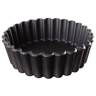 Matfer Exoglass Mini Pie Moulds Fluted 100mm - Pack of 12 - 10911-01