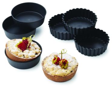 Matfer Exoglass Mini Pie Moulds Plain 100mm - 10911-02