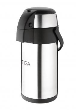 DP127 Olympia Pump Action Airpot Etched 'Tea' 3Ltr