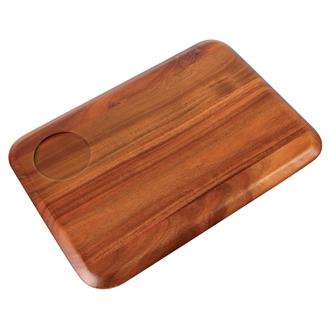 DP156 Rounded Acacia Presentation Board