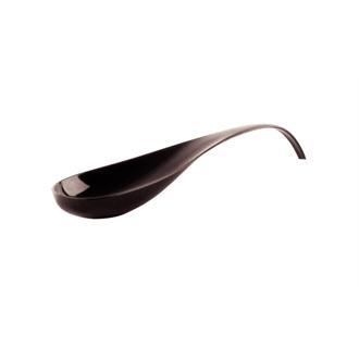 DP166 Araven Curved Tasting Spoon Black