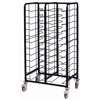 EAIS CTC-2X12 Powder Coated Enamel Clearing Trolley 24 Shelves