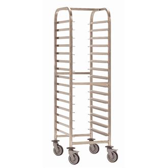 DP298 EAIS Stainless Steel Trolley 15 Shelves