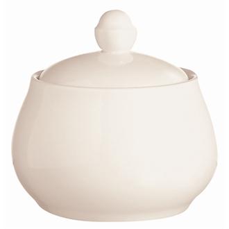 DP616 Chef and Sommelier Embassy White Covered Sugar Bowls 300ml