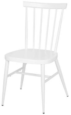 Bolero DP718 Windsor Aluminium Chairs White (4 Pack)