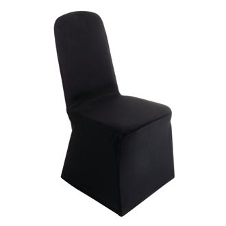 Bolero DP923 Banquet Chair Cover Black