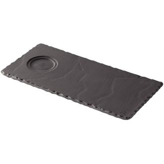 DP934 Revol Basalt Tray with Cup Indents 250mm