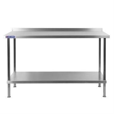 Vogue DR021 Stainless Steel Wall Table with Upstand 900mm