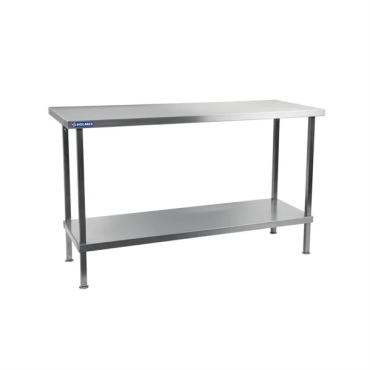 Vogue DR050 Stainless Steel Centre Table with Undershelf 1200mm