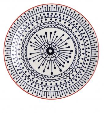 Olympia Fresca plates blue 268mm- pack of 6