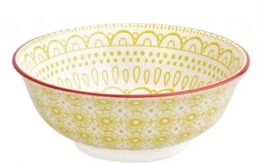 Olympia Fresca large bowls yellow 205mm- pack of 4