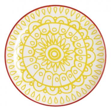 Olympia fresca small plates yellow 178mm- Pack of 6.
