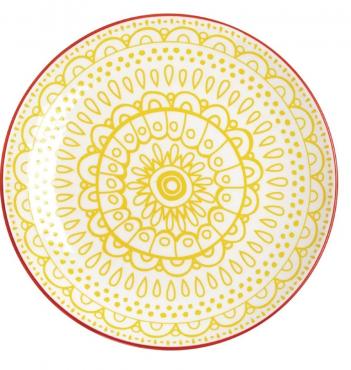 Olympia Fresca plates yellow 268mm- pack of 4 