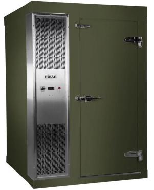 Polar Integral Walk In Freezer Room Range - Olive Green